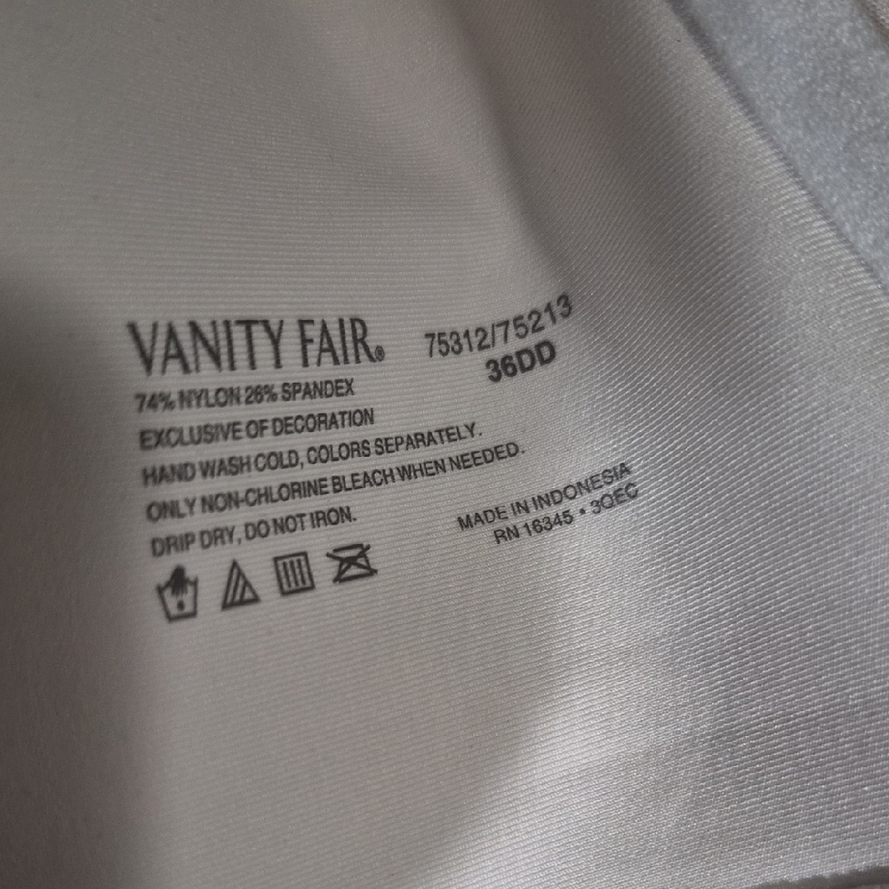 3 White Bras Vanity Fair And 1 Warners Bra - Picture 4 of 6
